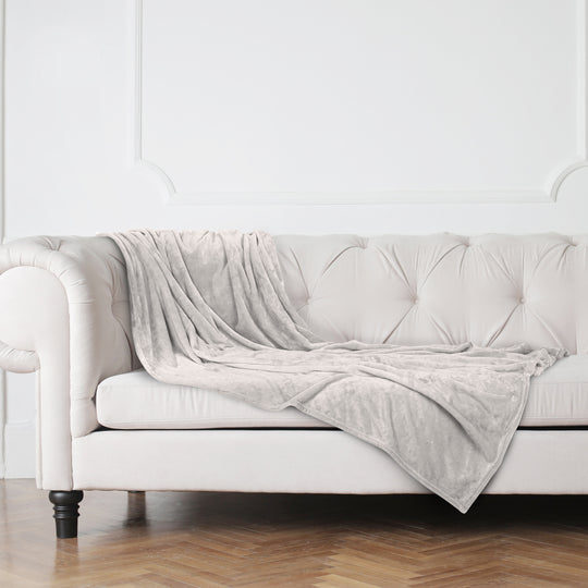Cashmere Touch Kuscheldecke | 180 x 220 cm Natur