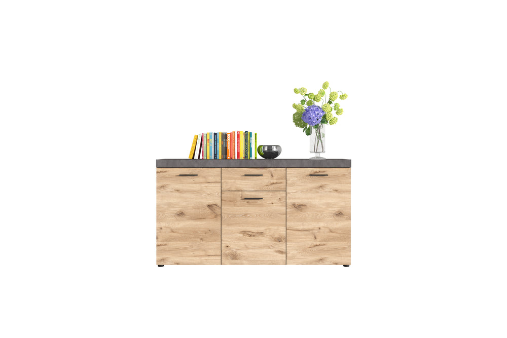 TK77 Sideboard (B/H/T: 160x89x40 cm) in Matera Nachbildung und Nox Oak Nachbildung