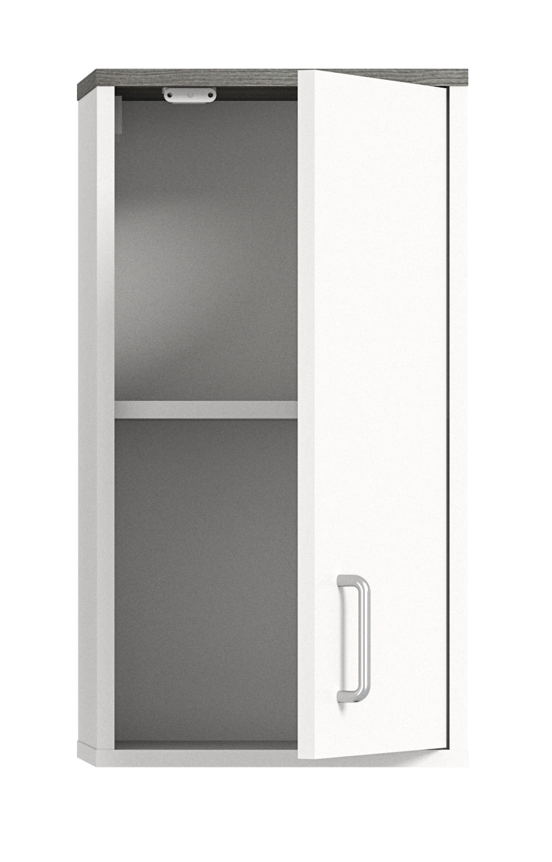 TK52 Hängeschrank (B/H/T: 32x60x21 cm) in weiß Nachbildung