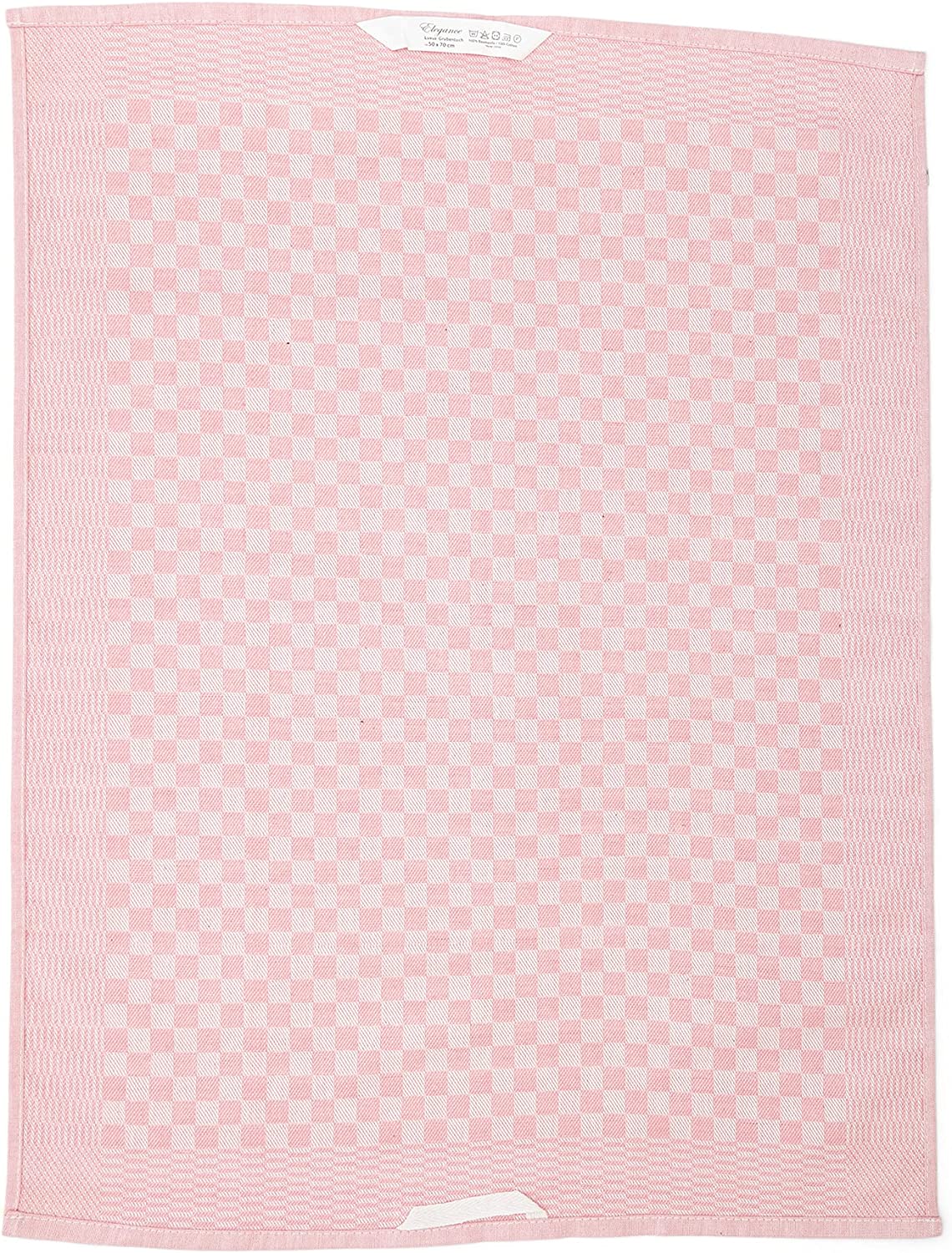 10 Stück Zwirn Geschirrtücher Set - Rosa  50x70 cm
