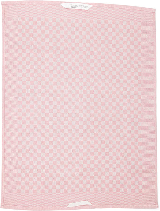 10 Stück Zwirn Geschirrtücher Set - Rosa  50x70 cm