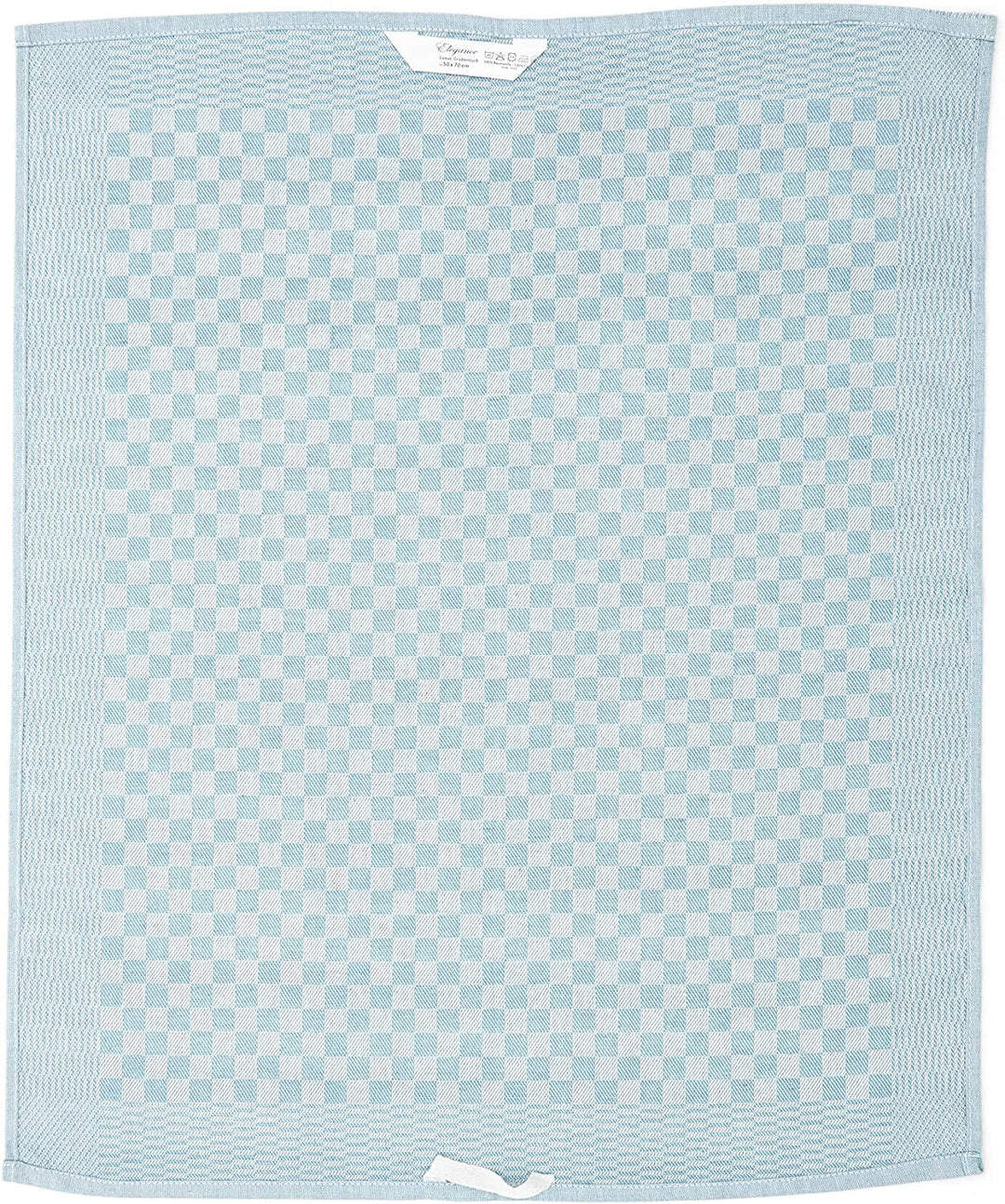 10 Stück Zwirn Geschirrtücher Set - Aqua  50x70 cm