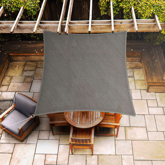 quadratisches Sonnensegel 5×5M Dark grey