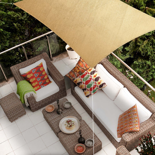 rechteckiges Sonnensegel 2×3M Sand
