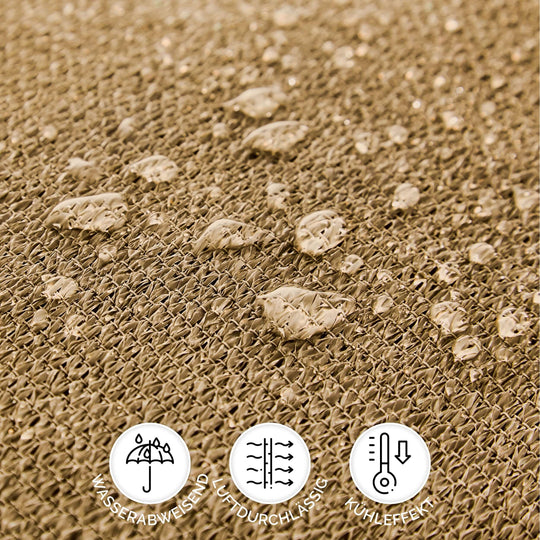 rechteckiges Sonnensegel 2×3M Sand