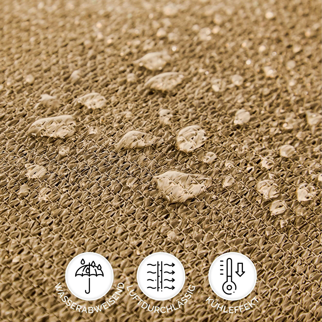 quadratisches Sonnensegel 5×5M Sand
