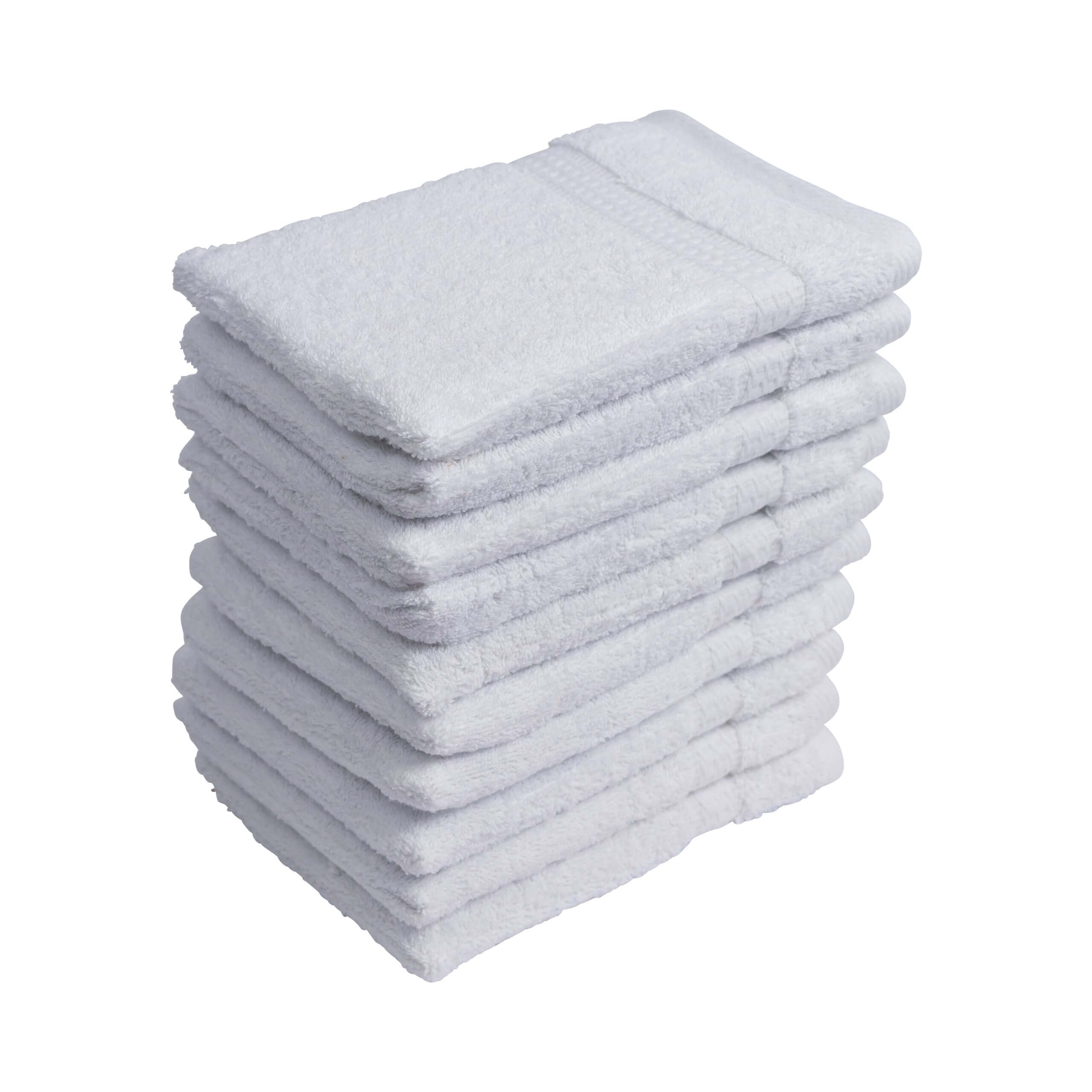10er Set Waschhandschuhe | 500 g/m² | 100 % Baumwolle